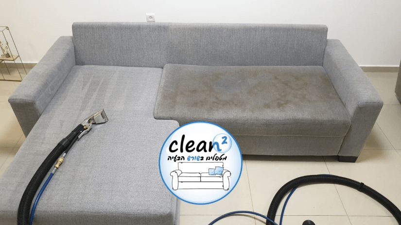 ניקיון ספה לפני ואחרי 2